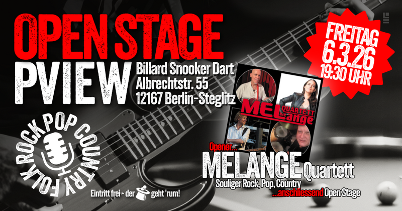 Open Stage im »PVIEW« Steglitz