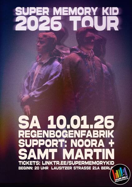 "Super Memory Kid" - Konzert im RegenbogenKino