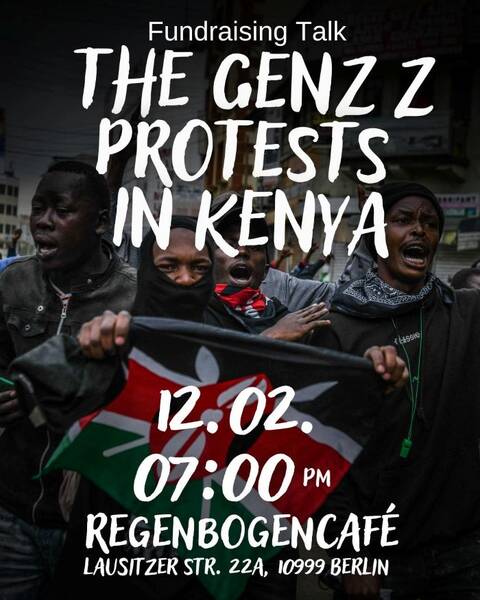 "Die GEN Z Proteste in Kenia" - Talk im RegenbogenCafé