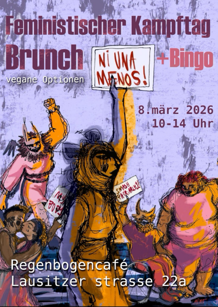"Brunch & Bingo am Feministischen Kampftag" - im RegenbogenCafé