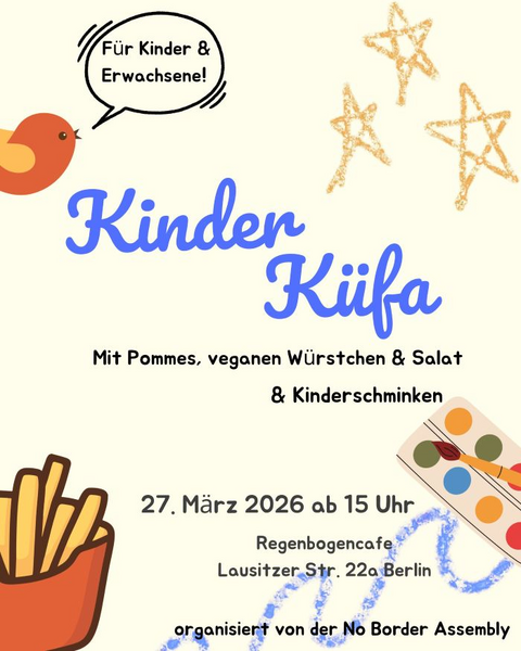 "Kinder Küfa" - im RegenbogenCafé