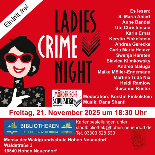 Ladies Crime Night: Wir lieben Krimis