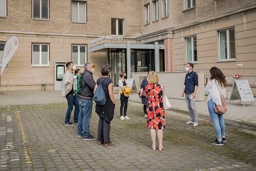 Treffpunkt Stasi-Zentrale. Ausstellungs- und Geländeführung
