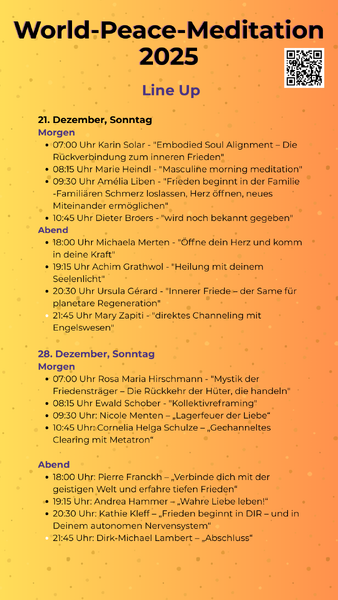 World-Peace-Meditation Event 2025 