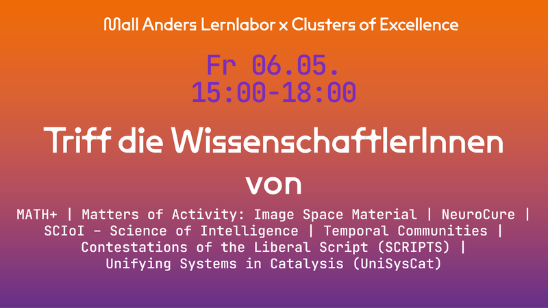 Meet the Scientist in der Mall Anders