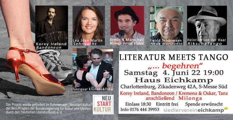 Literatur meets Tango ".... begehren" - Milonga