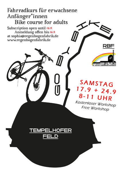 "Kostenloser Fahrradworkshop" | Regenbogenfabrik