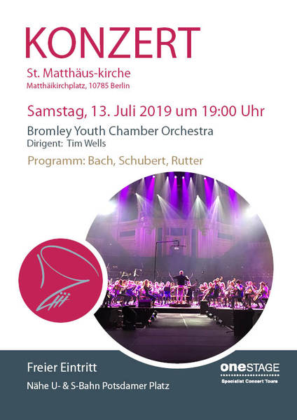 Kammerkonzert Bach Schubert und Rutter