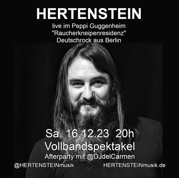 Rock im Peppi Guggenheim: Hertenstein & Afterparty