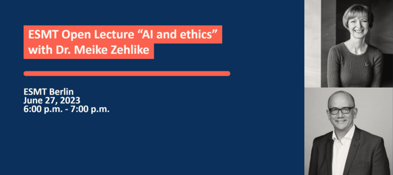 "AI and ethics" with Dr. Meike Zehlike
