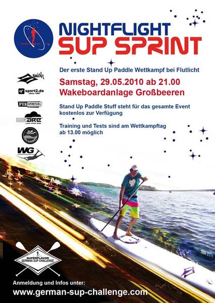 Nightflight SUP Sprint - German SUP Challenge Stand Up Paddle Event