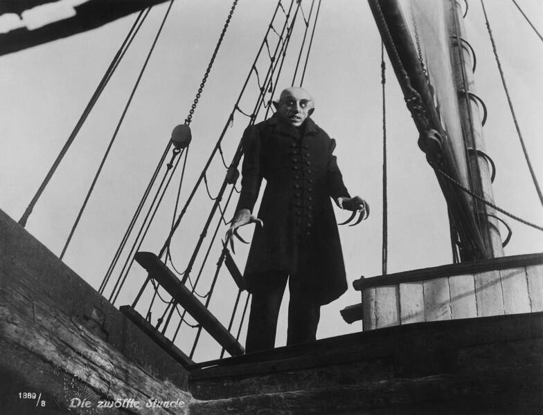 Stummfilmabend mit Live-Musik in der Hansabibliothek: Nosferatu – Eine Symphonie des Grauens