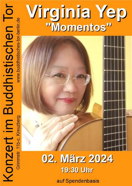 Gitarrenkonzert im Buddhistischen Tor Berlin