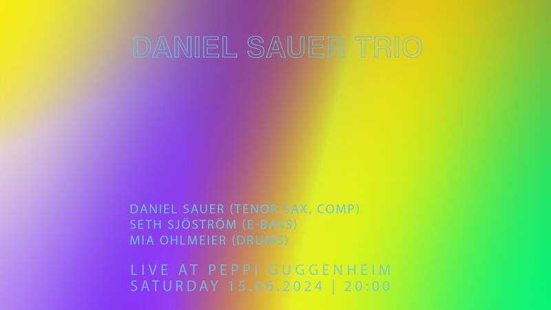 Jazz @ Peppi: Daniel Sauer Trio