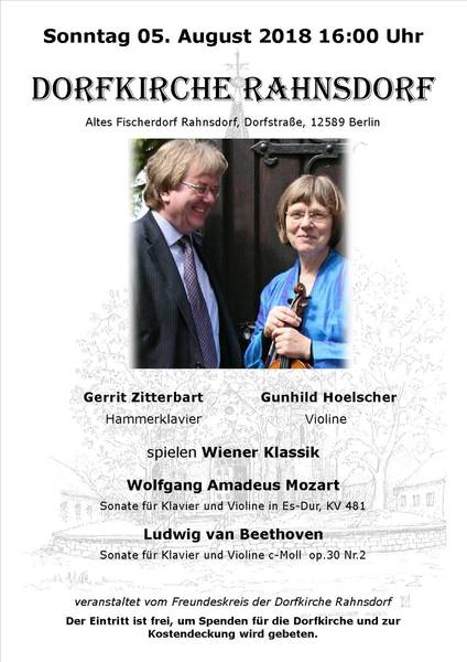 Konzert in der Dorfkirche Rahnsdorf