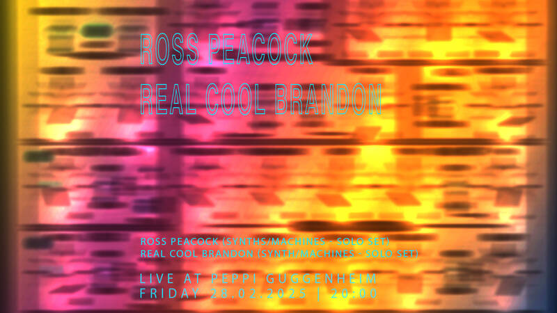 Synths @ Peppi: Ross Peacock / Real Cool Brandon