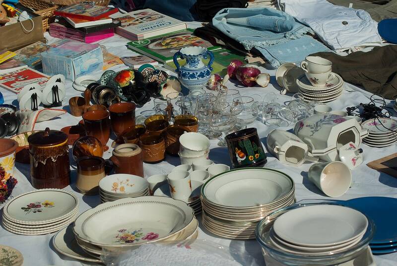 Flohmarkt an der Hansabibliothek