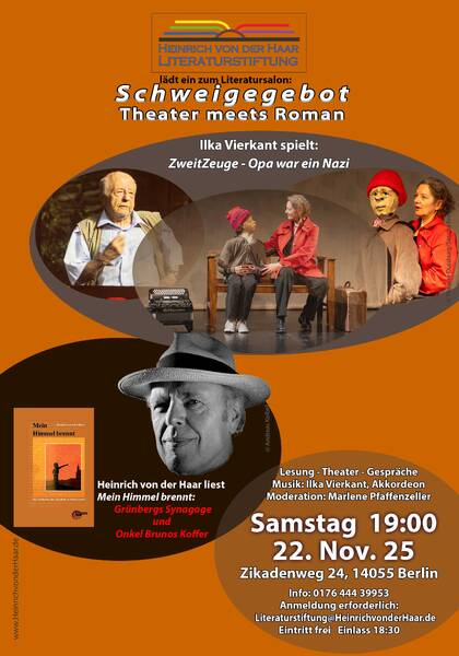 Literatursalon Schweigebot - Theater meets Roman