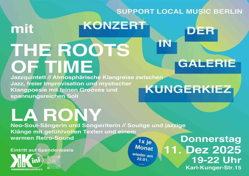 Kiezkonzert No. 7 // La Rony & The Roots of Time