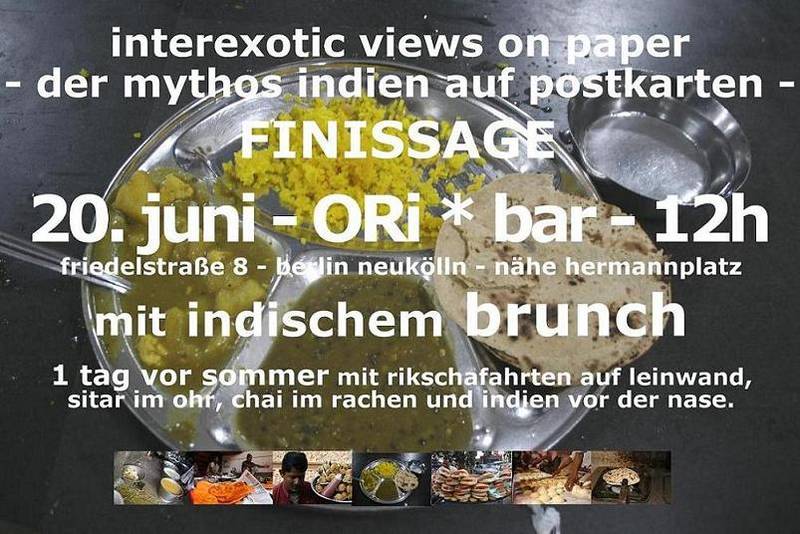FINISSAGE mit INDISCHEM BRUNCH im ORi
