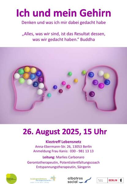  "Ich und mein Gehirn - Denken und was ich mir dabei gedacht habe"