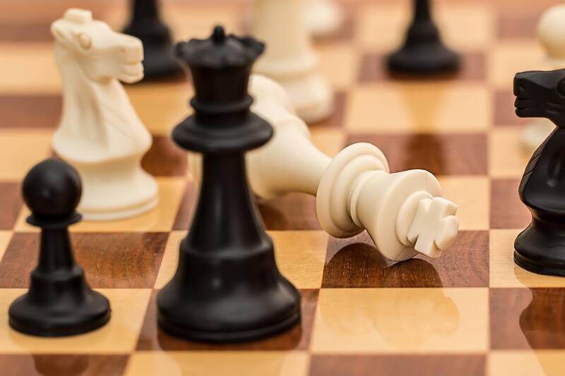 Schnellschach in der Hansabibliothek