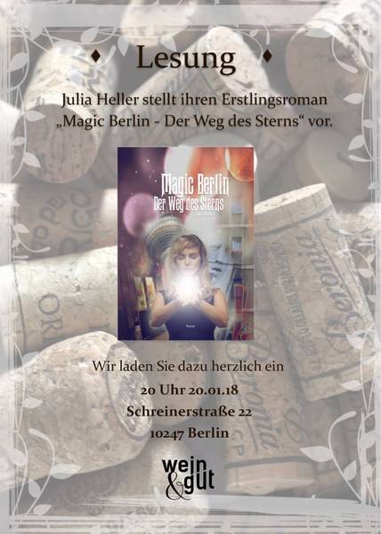 Autorenlesung: Magic Berlin - Der Weg des Sterns von Julia Heller