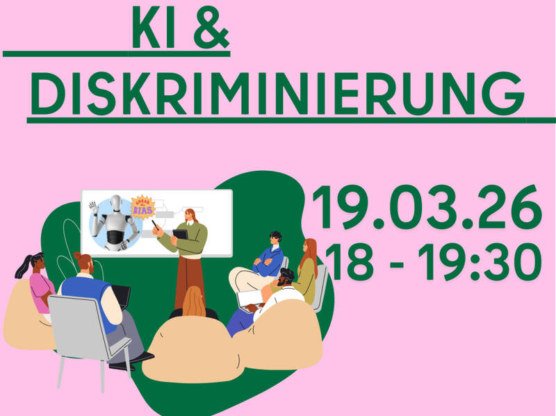 KI & Diskriminierung Vortrag in der Bibliothek am Wasserturm