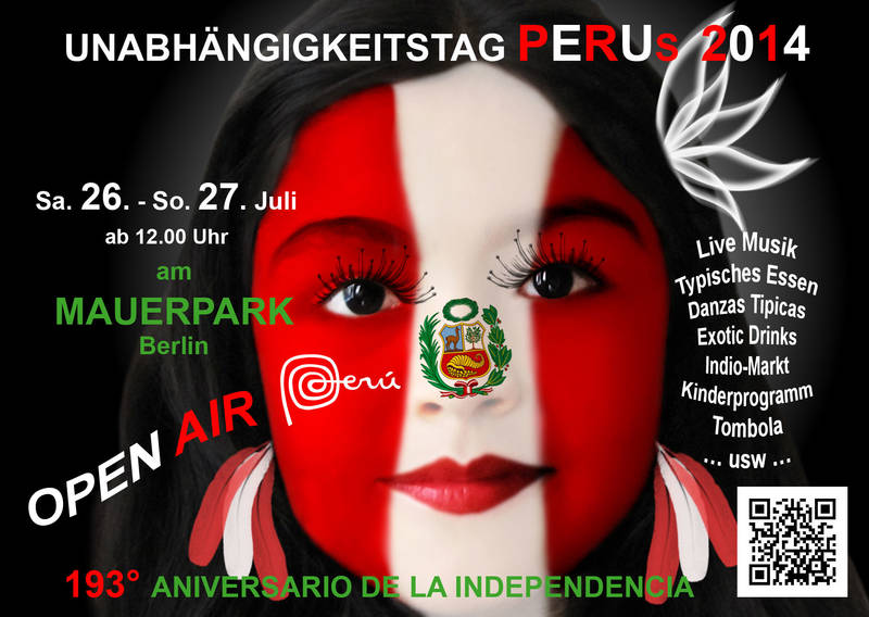 Nationalfeiertag Perus 2014 am Mauerpark