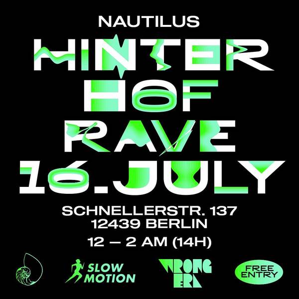 Hinterhof Rave (Free Entry)