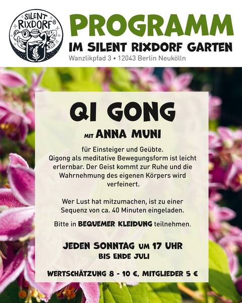 Qi Gong im Silent Rixdorf Garten