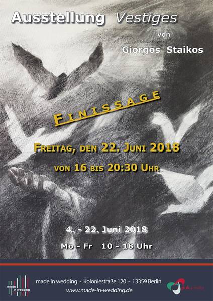 FINISSAGE zur Ausstellung "VESTIGES" von Giorgos Staikos