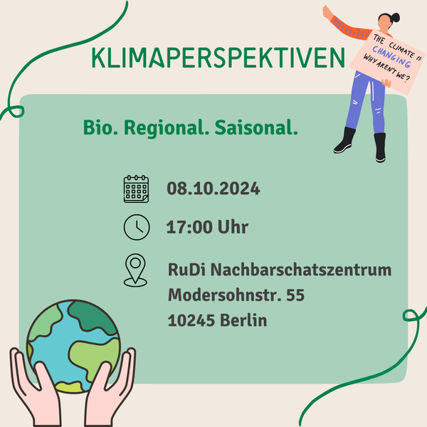 Workshop: Regional. Saisonal. Bio