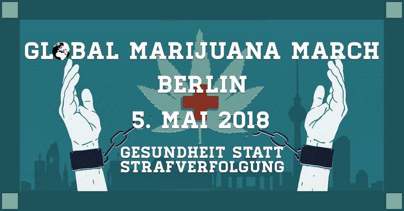Global Marijuana March - Demonstration zur Legaliserung von Cannabis