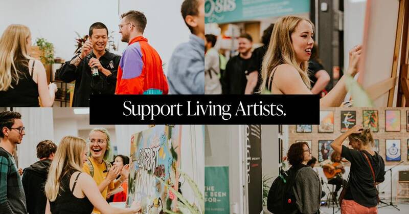 Support Living Artists — Art Exhibition