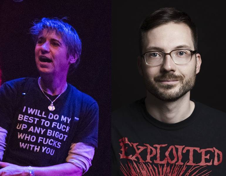 Lynn Breedlove and Philipp Meinert. Homopunk then and now!
