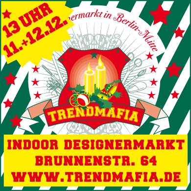 TrendMafia Designer-Weihnachtsmarkt in Berlin Mitte (Wedding)