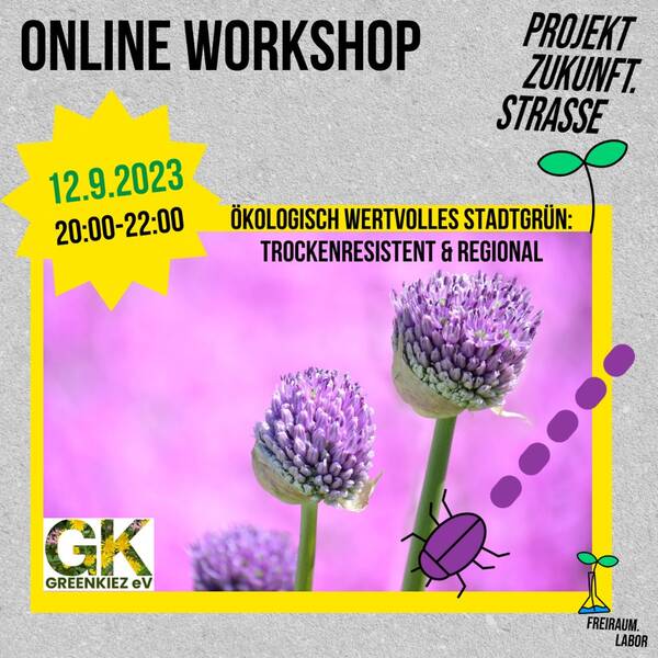 Online-Workshop: Trockenresistente & regionale Bepflanzung