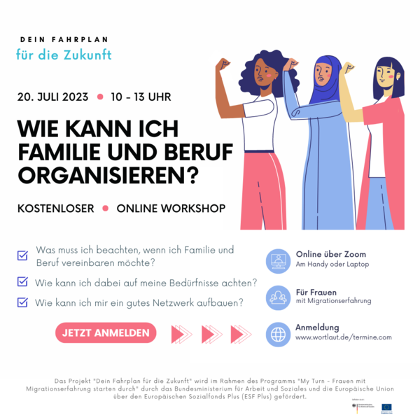 Online Workshop: Wie kann ich Familie und Beruf organisieren?