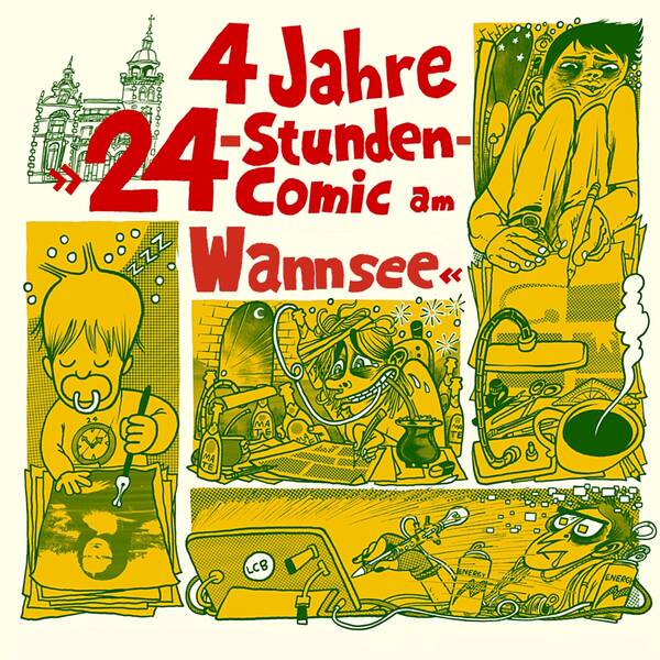 4 Jahre »24-Stunden-Comic am Wannsee« (Mo - Sa)