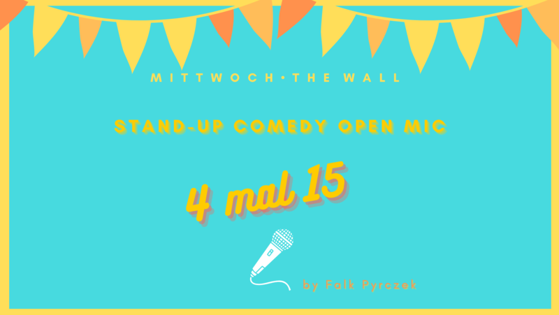 Stand-up Comedy • F-Hain • 20.30 Uhr | "4 mal 15"