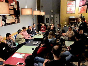 Solopreneurs Meetup, jeden ersten Donnerstag im Monat im Cafe Sociale / FHain