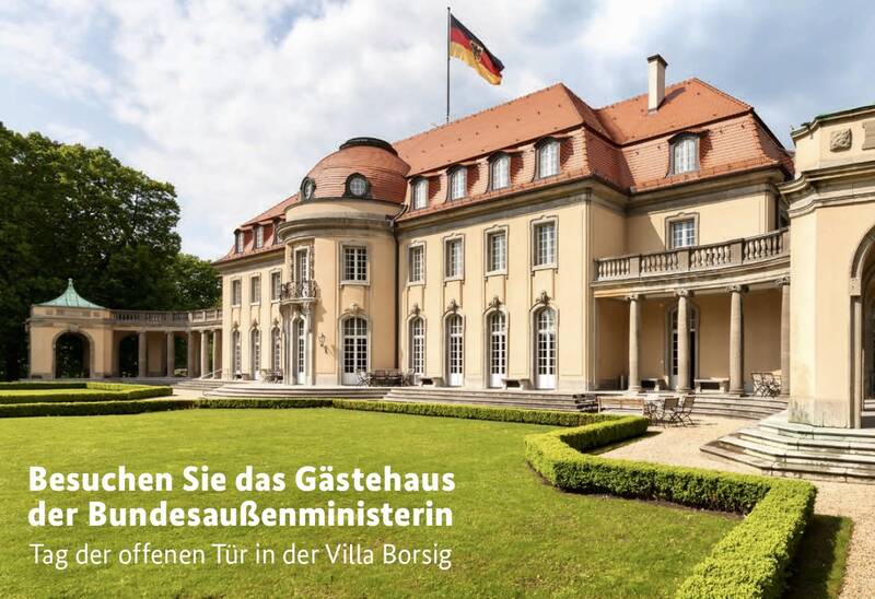 Tag der offenen Tür im Gästehaus der Bundesaußenministerin