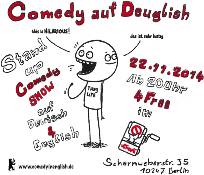 Comedy auf Deuglish _ German/English Mixed Comedy Show _ Free