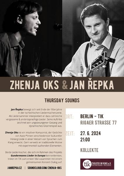 Jan Řepka & Zhenja Oks @ ThursdaySoundsConcerts
