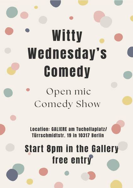 Witty Wednesday's Comedy | English Stand-Up Comedy | Lichtenberg