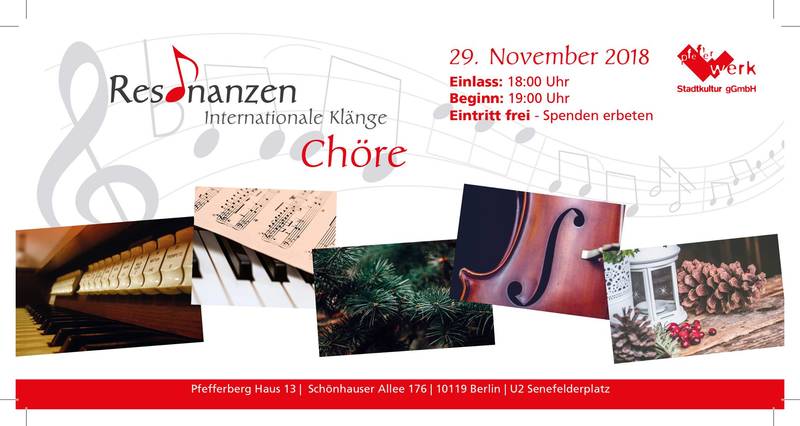 Resonanzen – Internationale Klänge der Chöre 