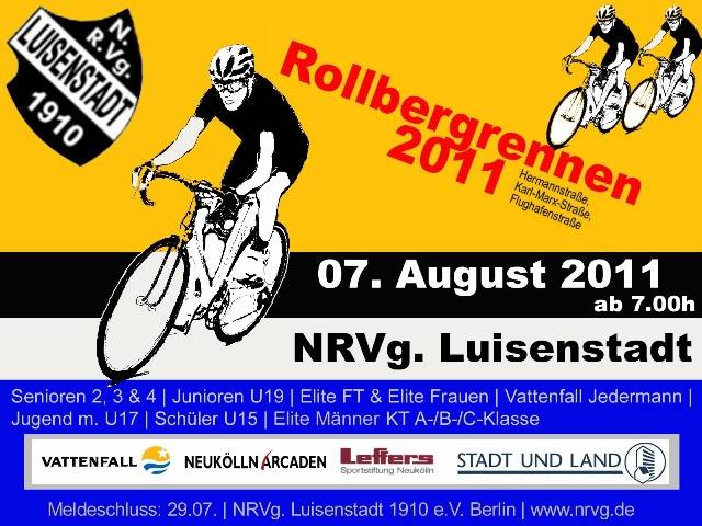 ****Rollbergrennen 2011*** [legendares Radrennen meldet sich zurück]