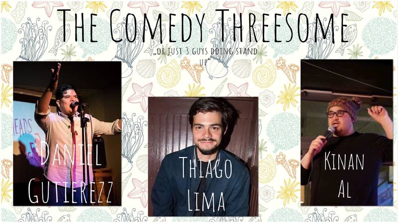 COMEDY THREESOME |STAND UP COMEDY IN KLEINOD | NEUKÖLLN | NIEMETZSTR. 24 | 9 PM | 