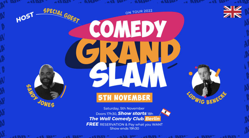 Comedy Grand Slam! Double Showcase | Sandy Jones & Ludwig Benecke!